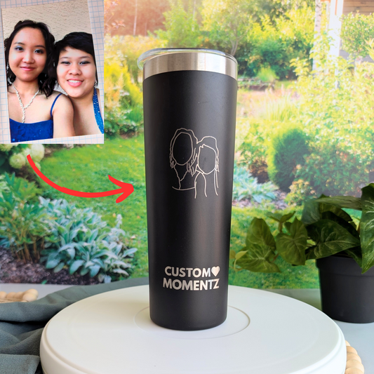 custom 20oz skinny tumbler