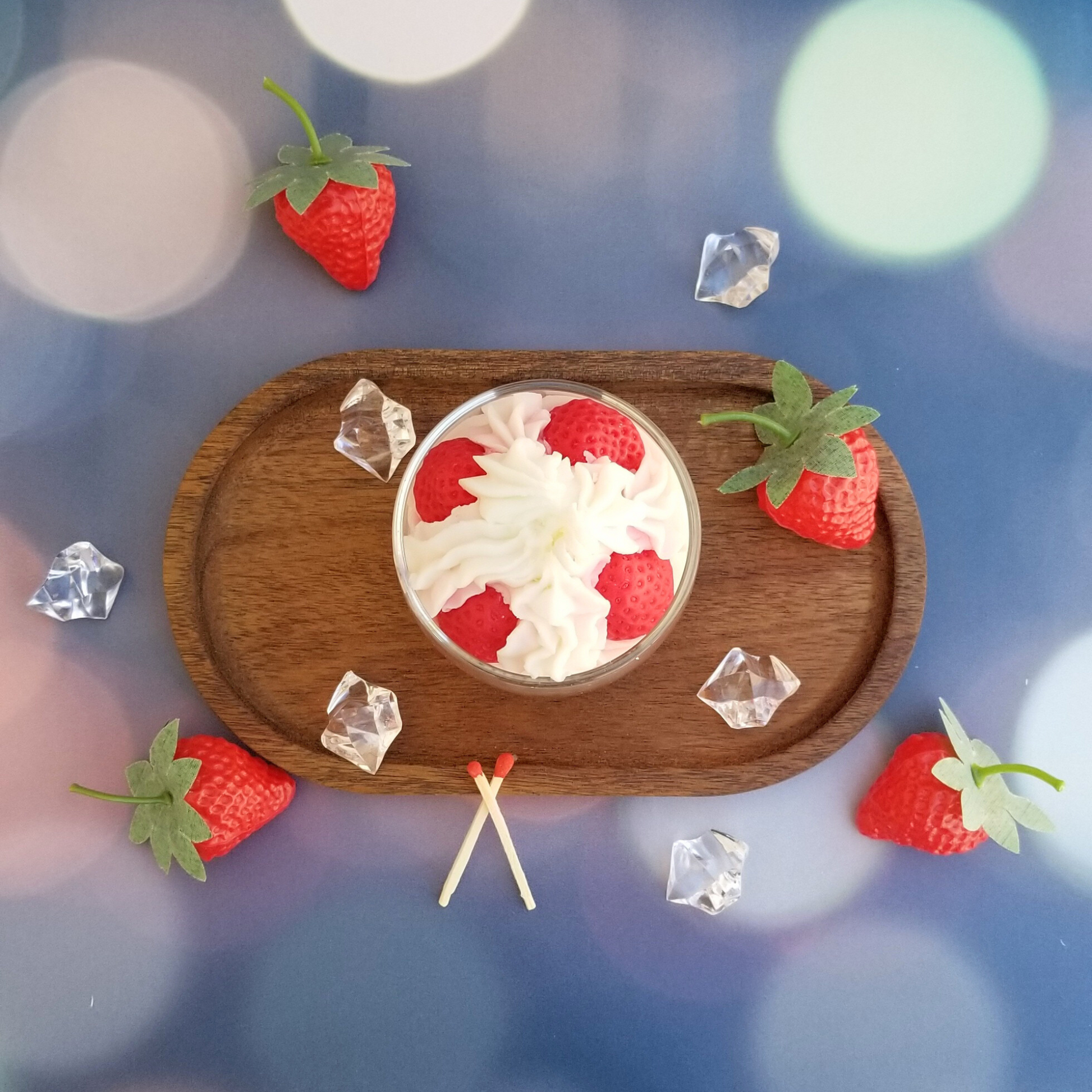 Strawberry Cream Milkshake Candle 3