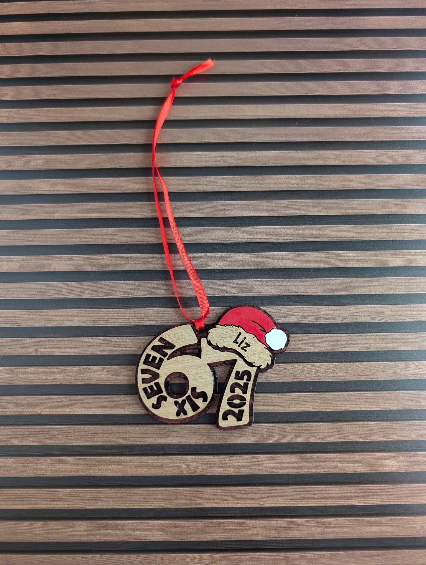 Custom 2025 Viral "67" Chistmas Ornament