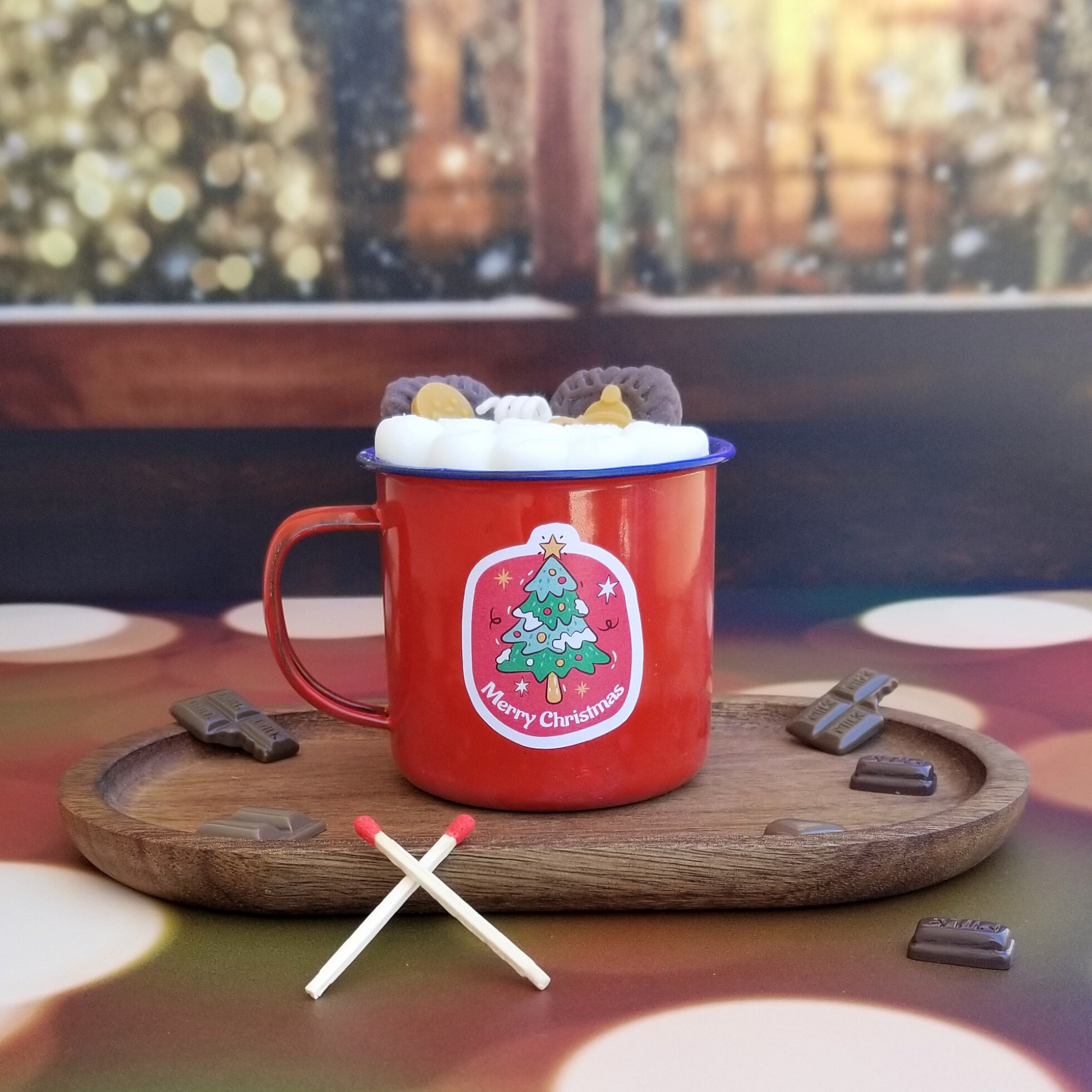 Christmas Love Gingerbread Man Candle 2