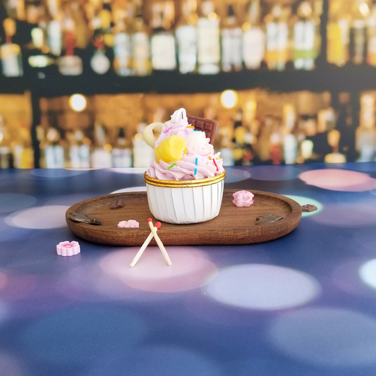 Candy Cupcake Candle 1