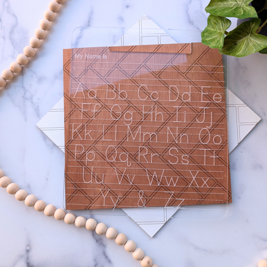 I Can Write My Name Letter Tracing Board