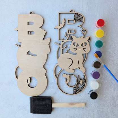 boo cat and ghost painting kit 6
