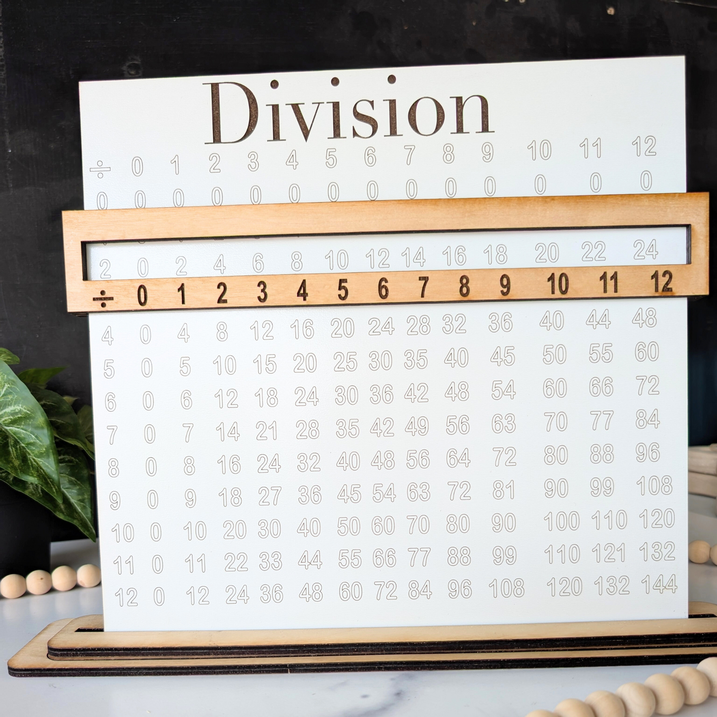 Wooden Math Boards Learning Tool for Kids