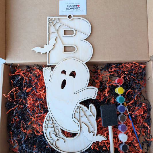 DIY Boo Ghost Wooden Painting Kit