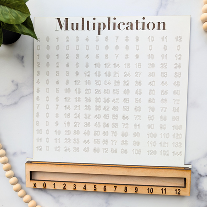 Wooden Math Boards Learning Tool for Kids